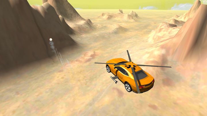 Screenshot 1 of Flying Muscle Helicopter Car 2