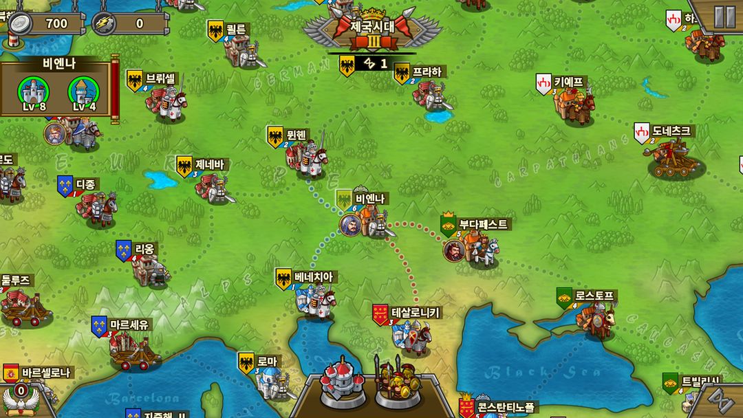 유럽전쟁5:제국 -싱글 플레이어 문명 전쟁 전략 게임 게임 스크린 샷
