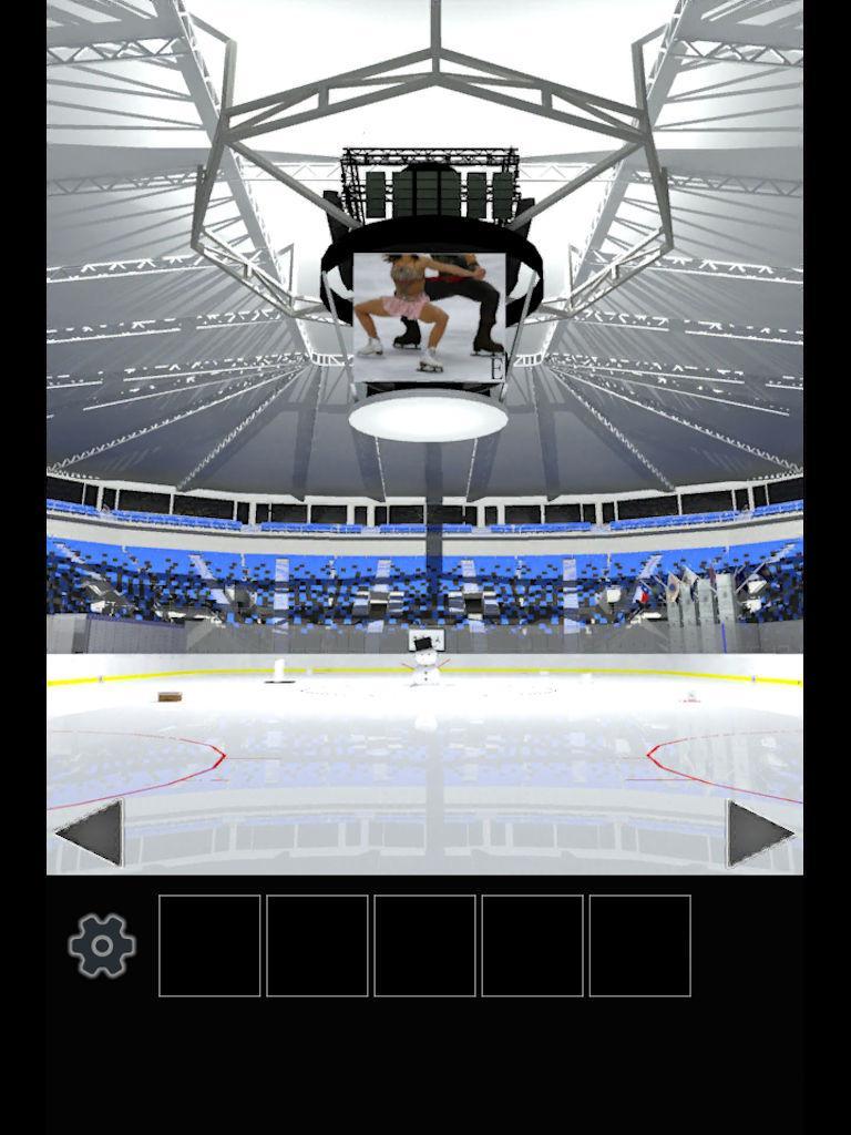 Escape from the skating hall. ภาพหน้าจอเกม