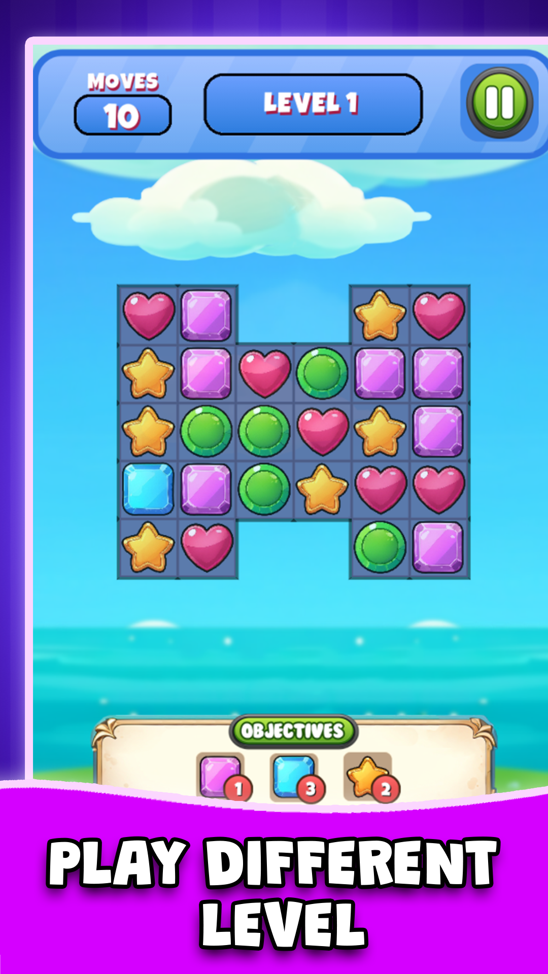 Ocean Merge Game Screenshot