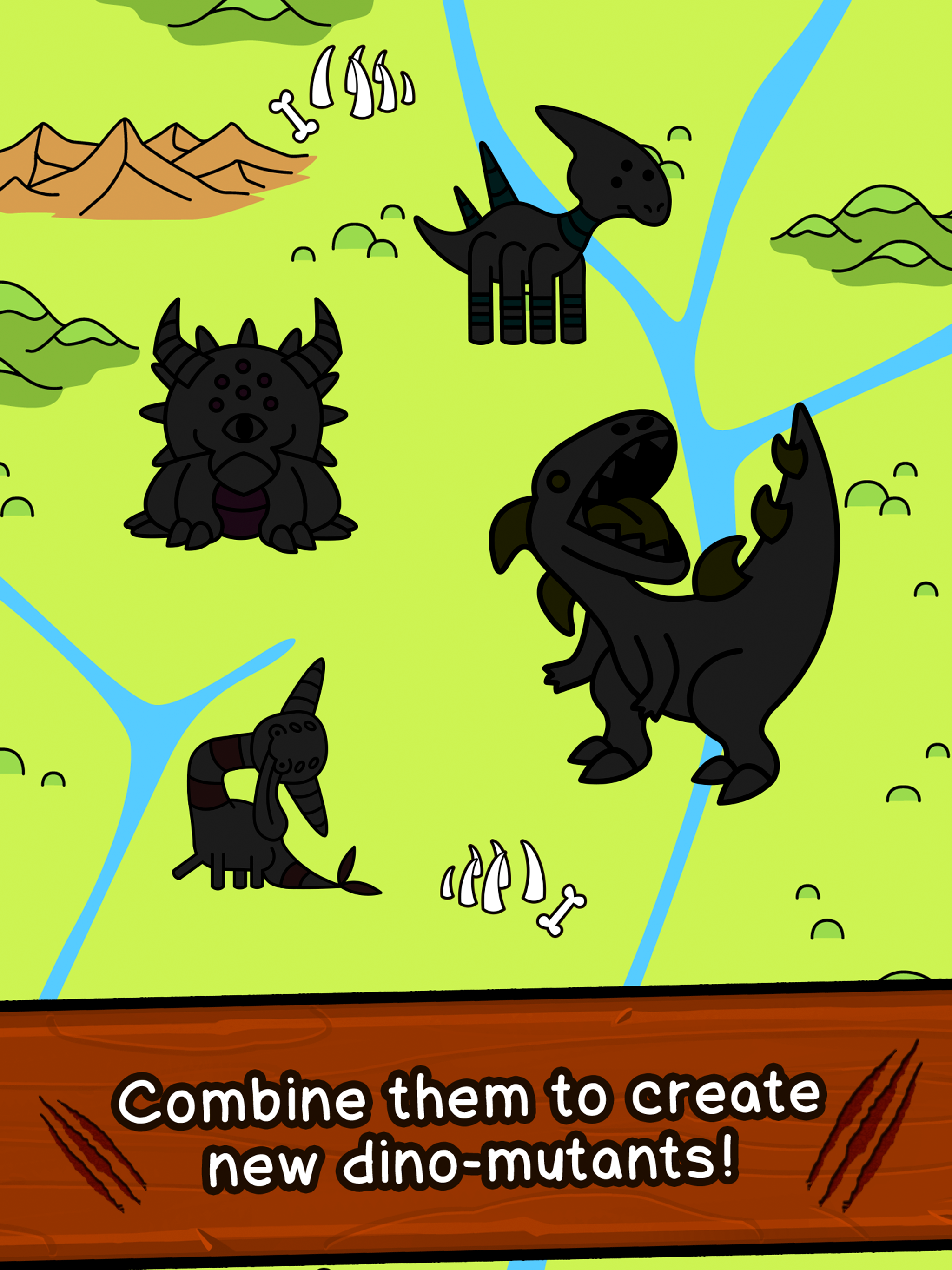 Dino Evolution: Dinosaur Game 게임 스크린샷