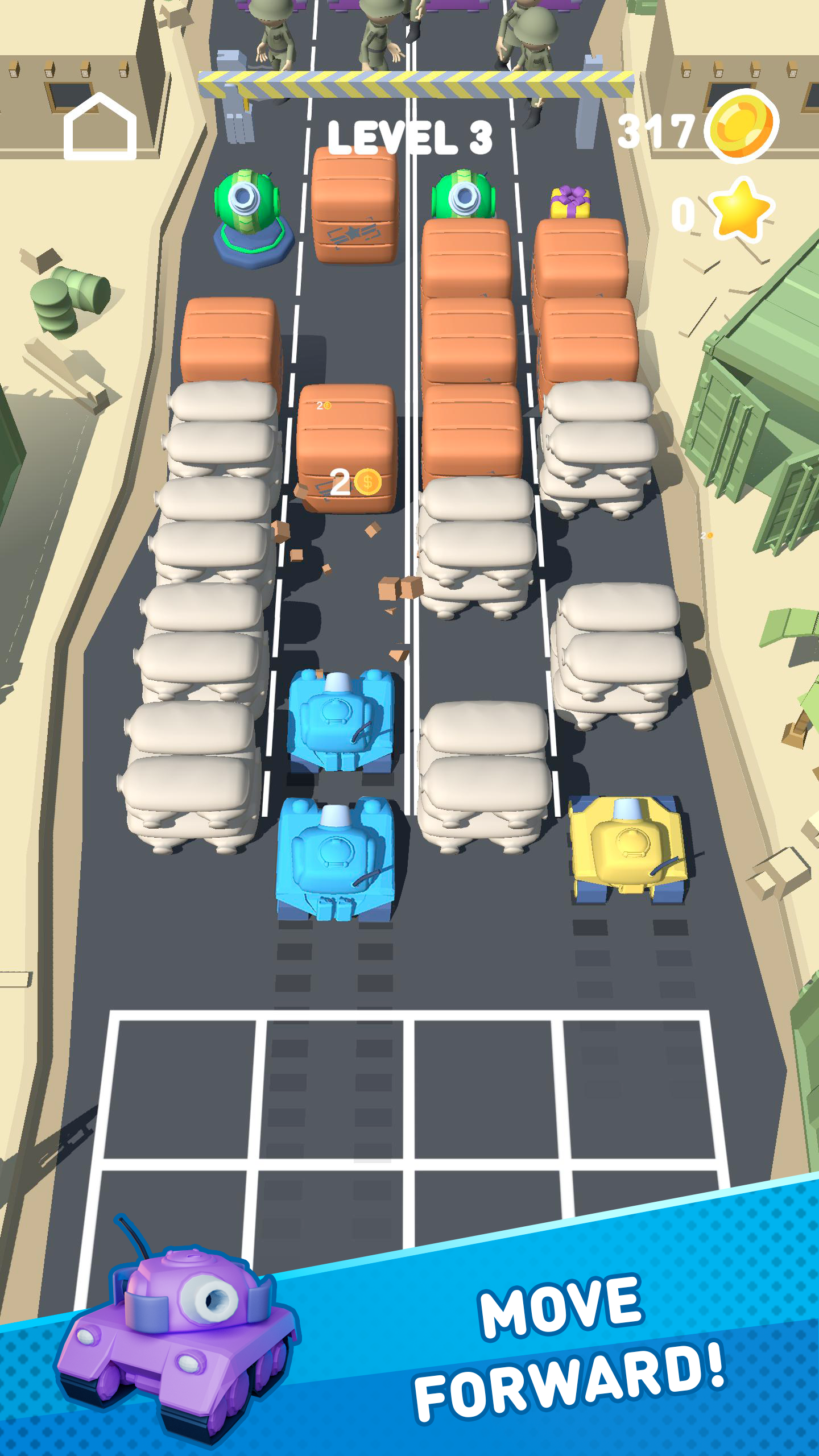 Screenshot of Tanks Merge: Battle