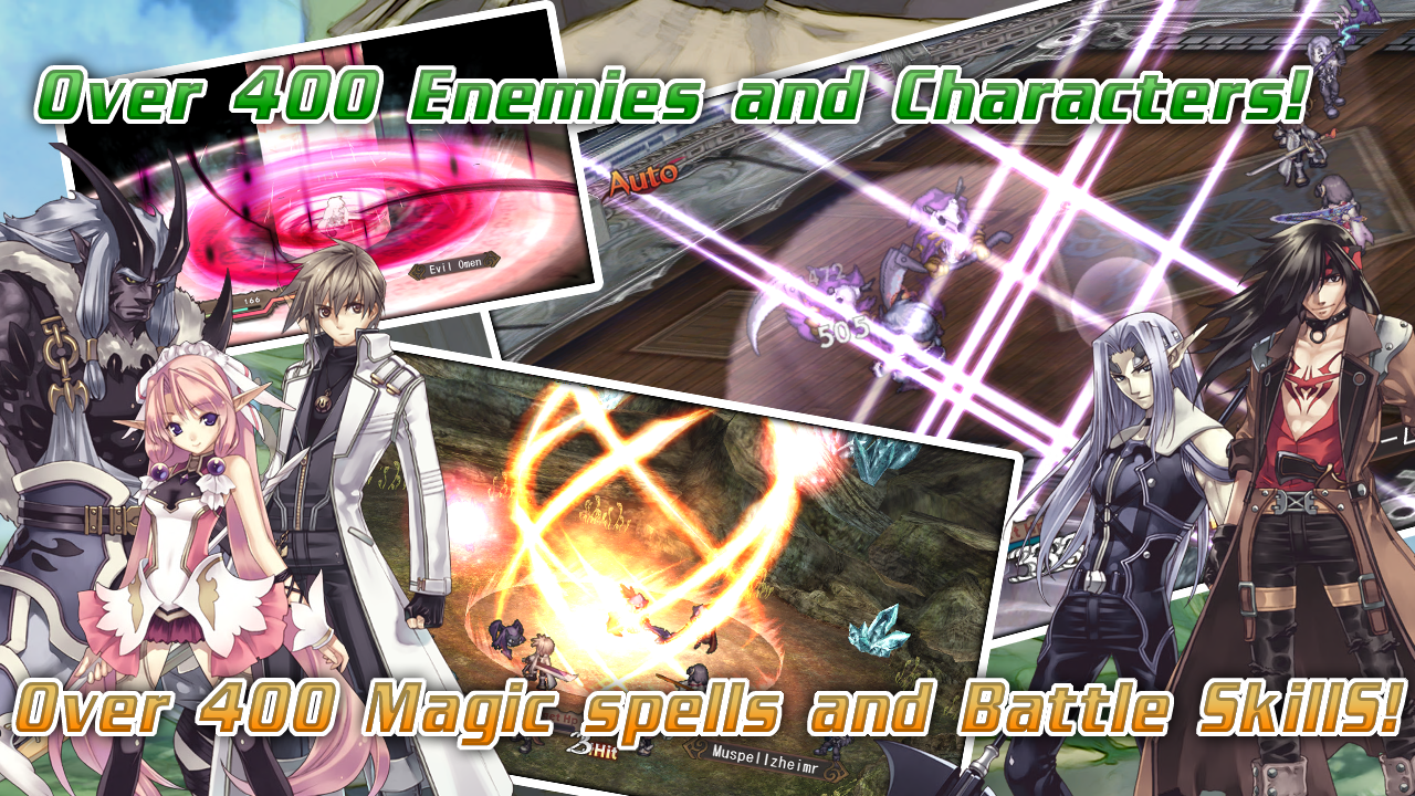 RPG Record of Agarest War ภาพหน้าจอเกม