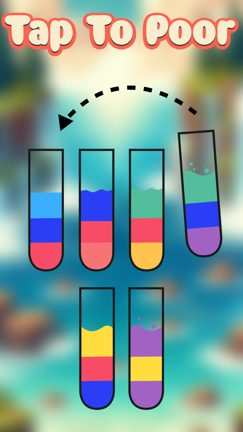 Water Color Puzzle - Sort Game Game Screenshot