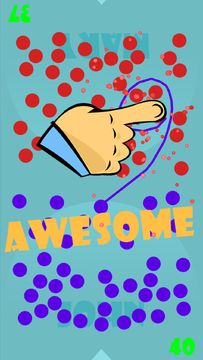 Tap & Drag: Two player game Game Screenshot