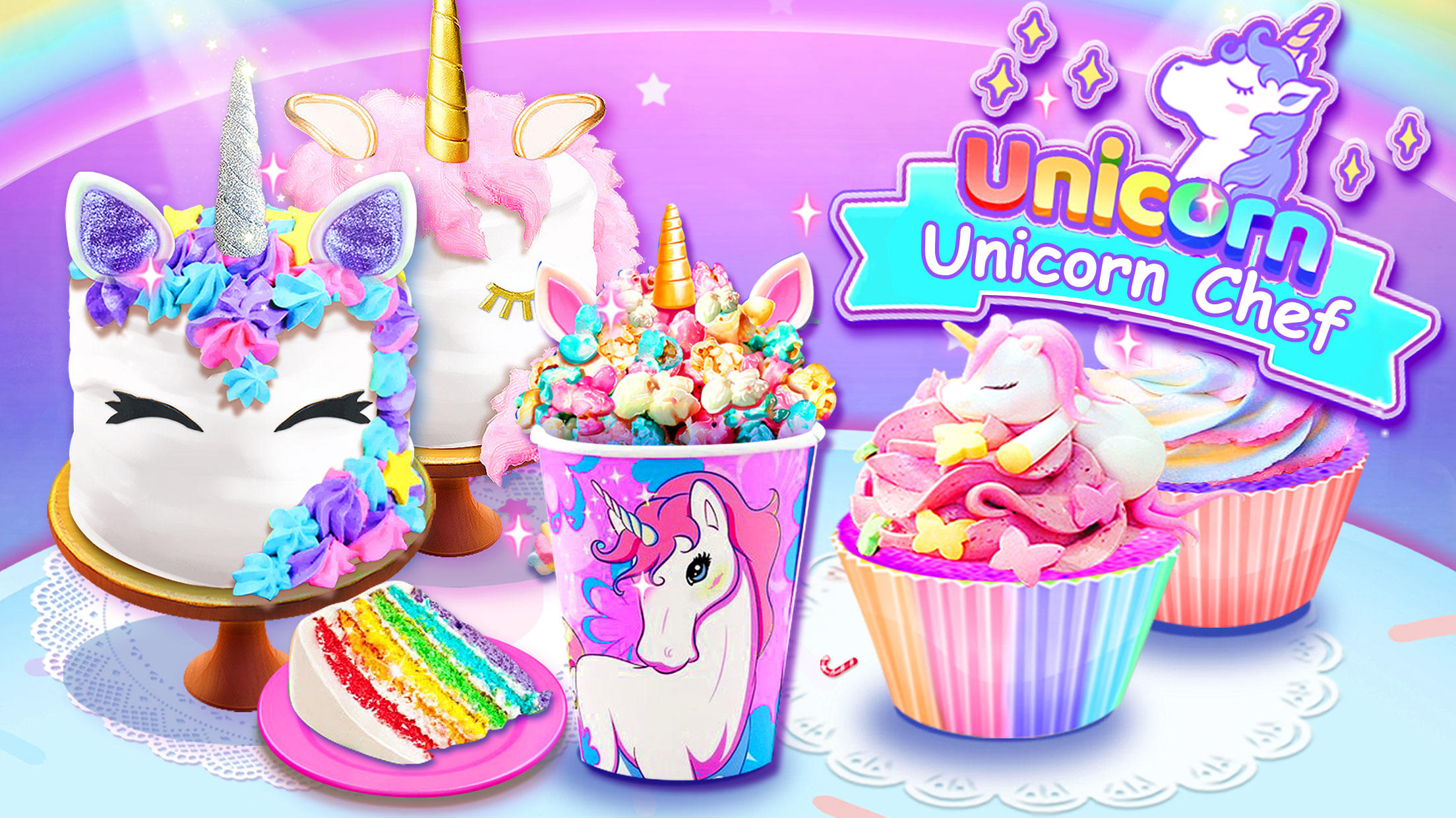 Screenshot 1 of Permainan Gadis: Memasak Unicorn 10.5