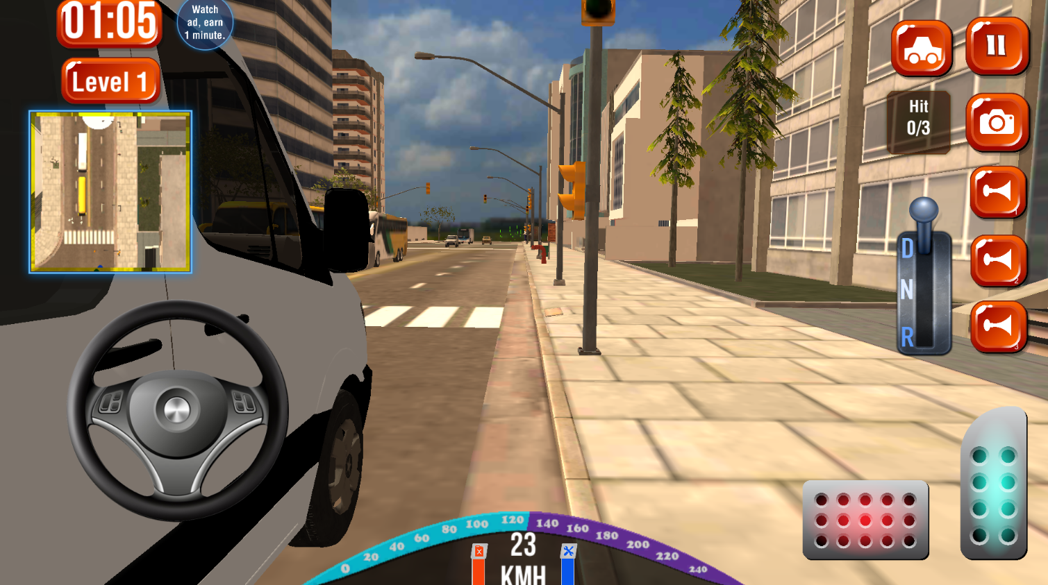 Minibus City Driving Simulator Game Screenshot