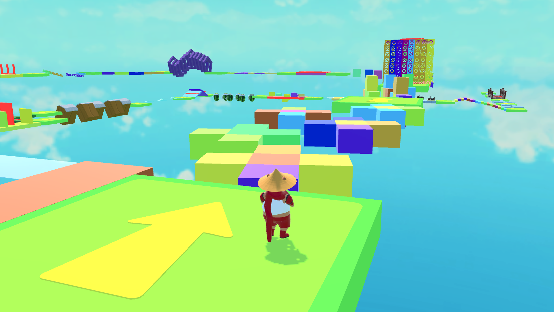 Parkour Capybara: Only Jump Up Game Screenshot