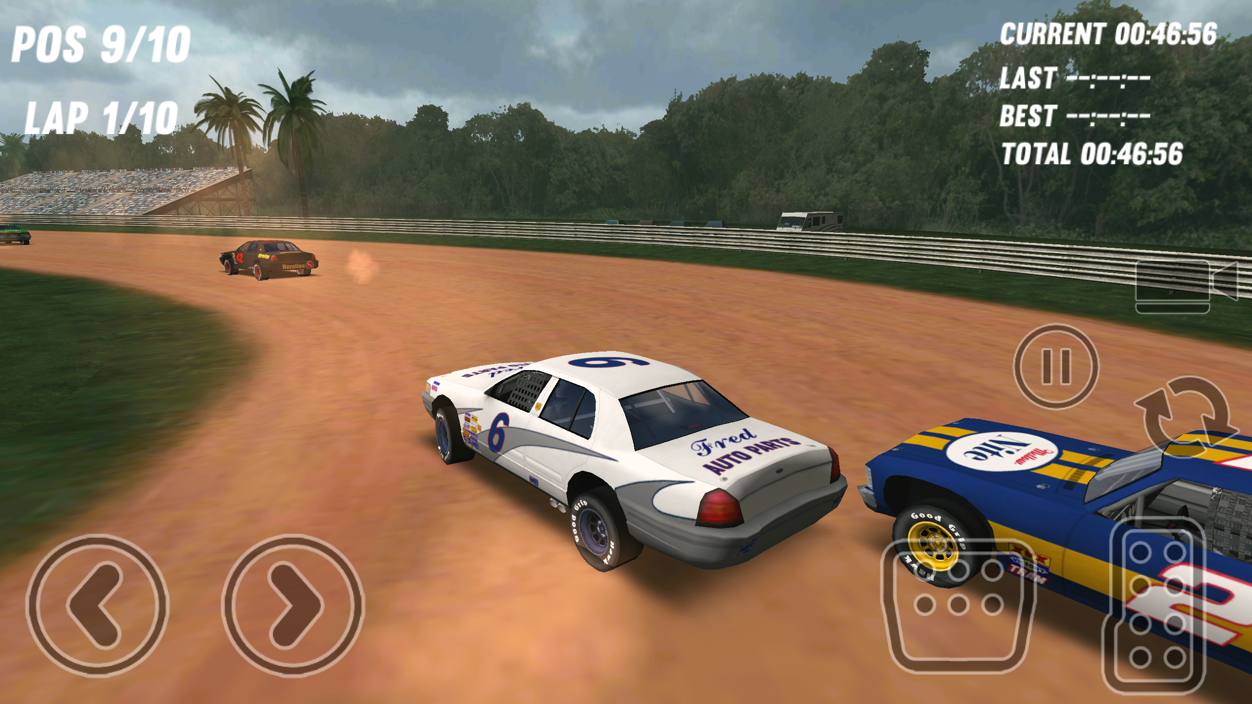 Dirt Track Stock Cars Game Screenshot