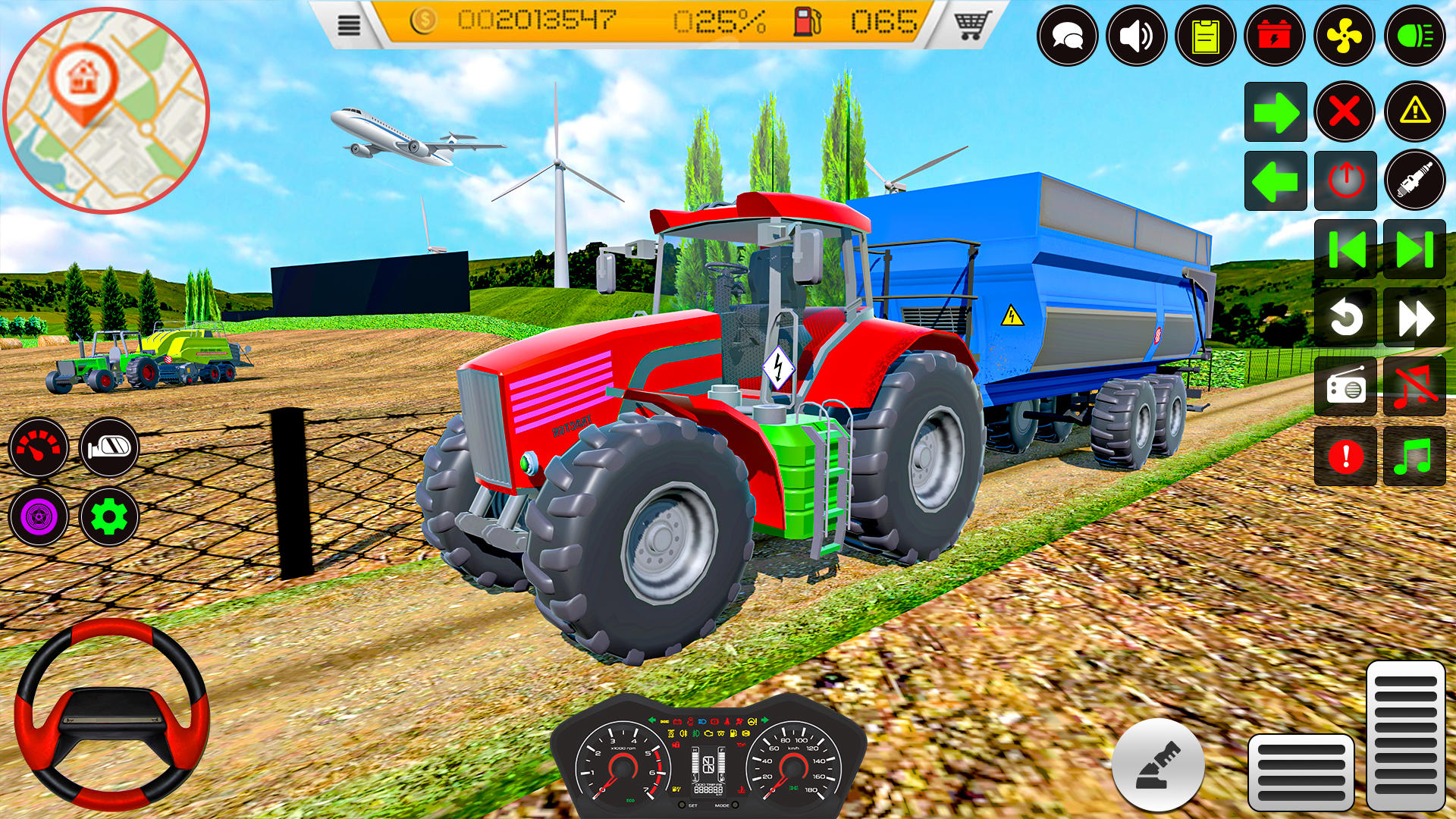 FS Sim Tractor Farming Game 3D ゲームのスクリーンショット