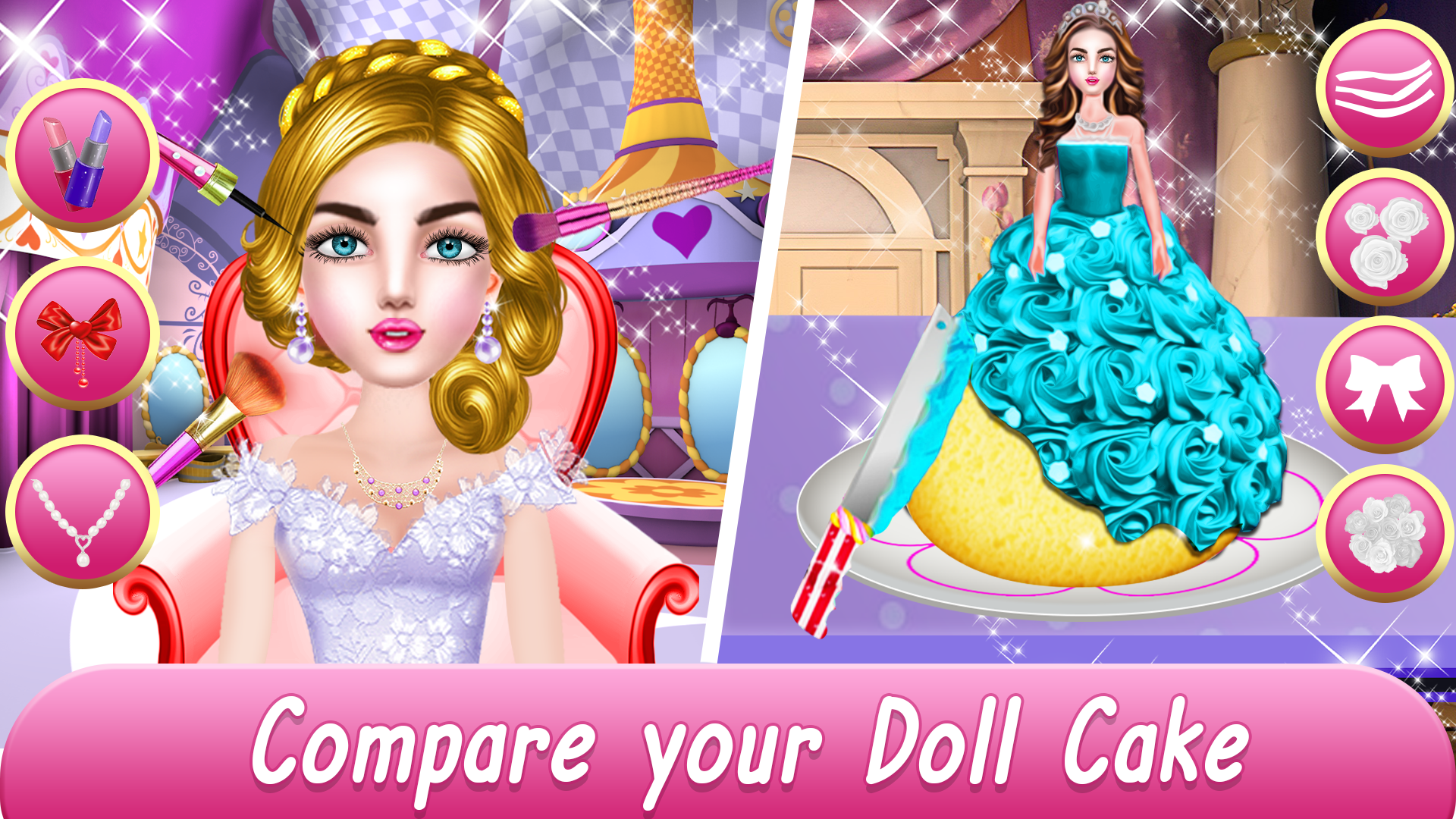 Doll Cake Maker: Girls Games Game Screenshot