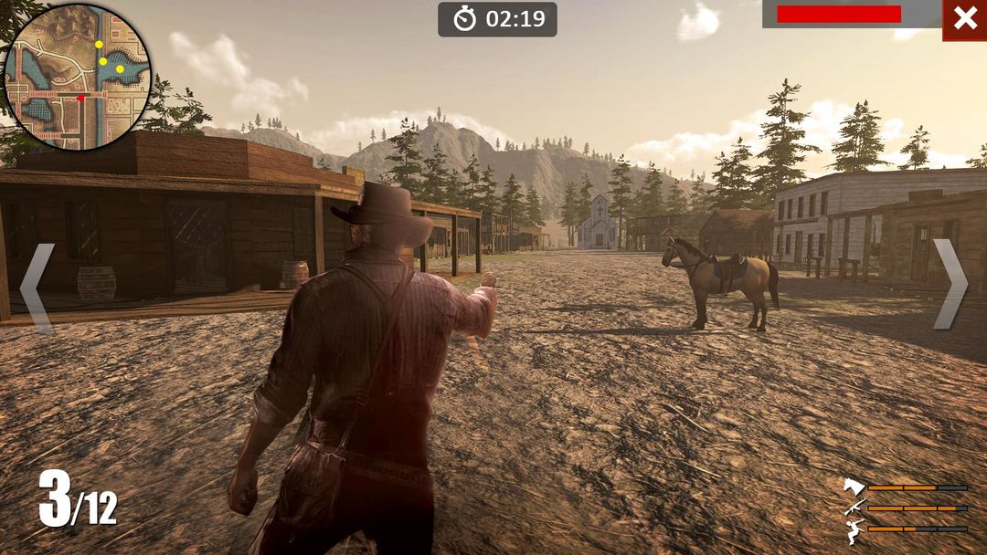 Cowboy War screenshot game