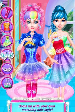 Best Fashion Hair Salon * Fun Casual Fashion Game 遊戲截圖