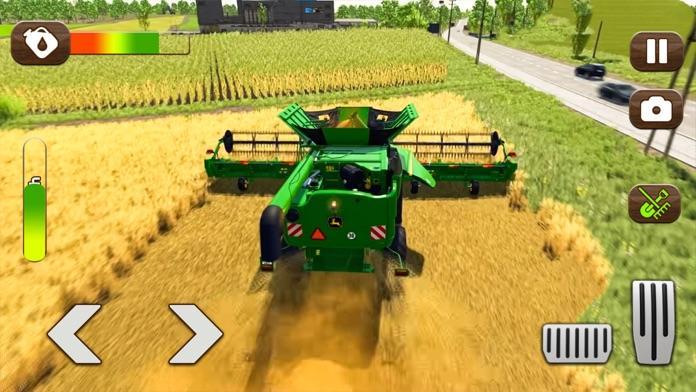 Big Tractor Farmer Simulator Game Screenshot