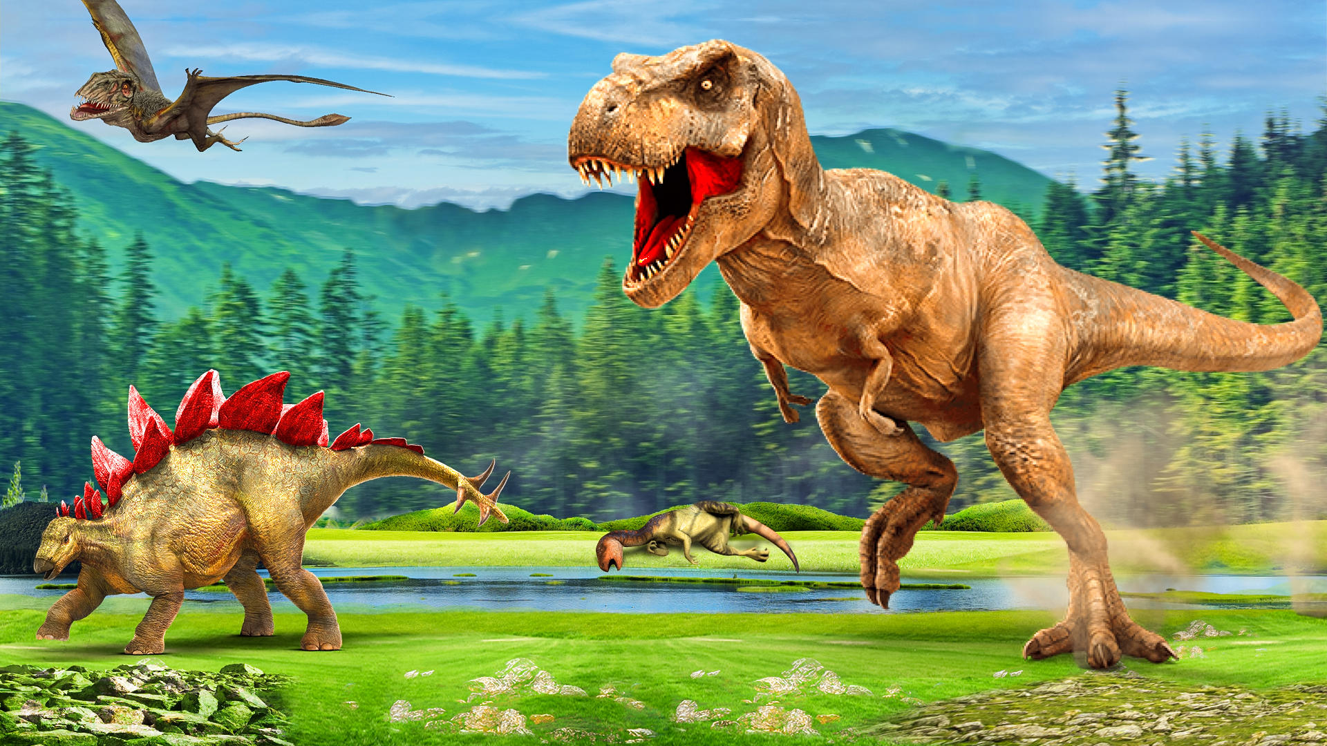 Screenshot of Dino Simulator Offline Games