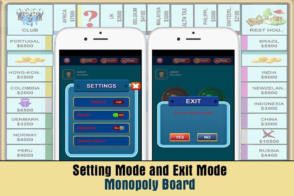 Monopoly Board - Business World遊戲截圖