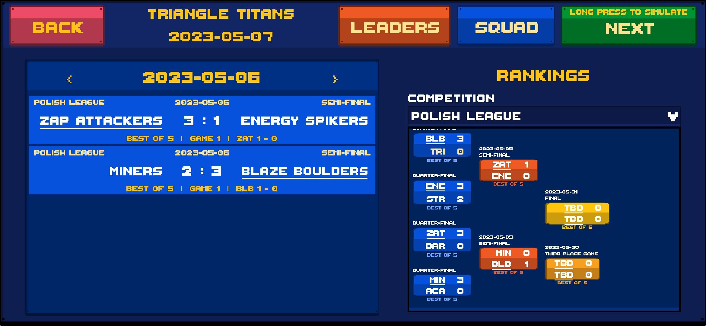 Screenshot of Volley 23 - Volleyball Game