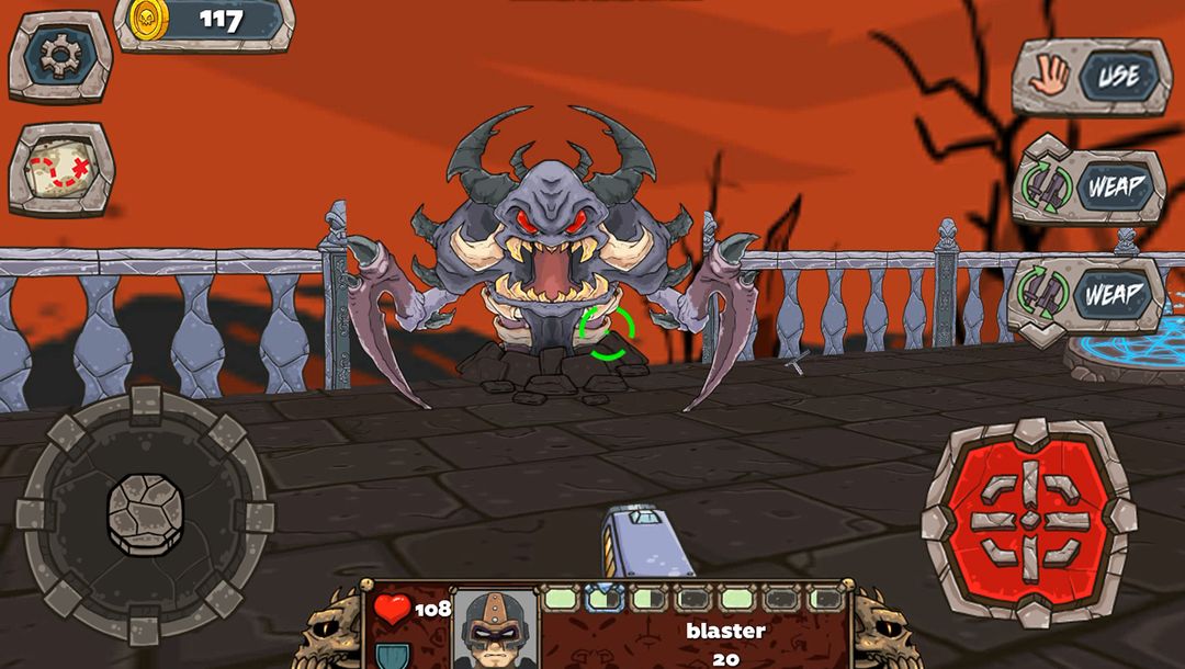 Demon Blast - 2.5d game offlin ภาพหน้าจอเกม