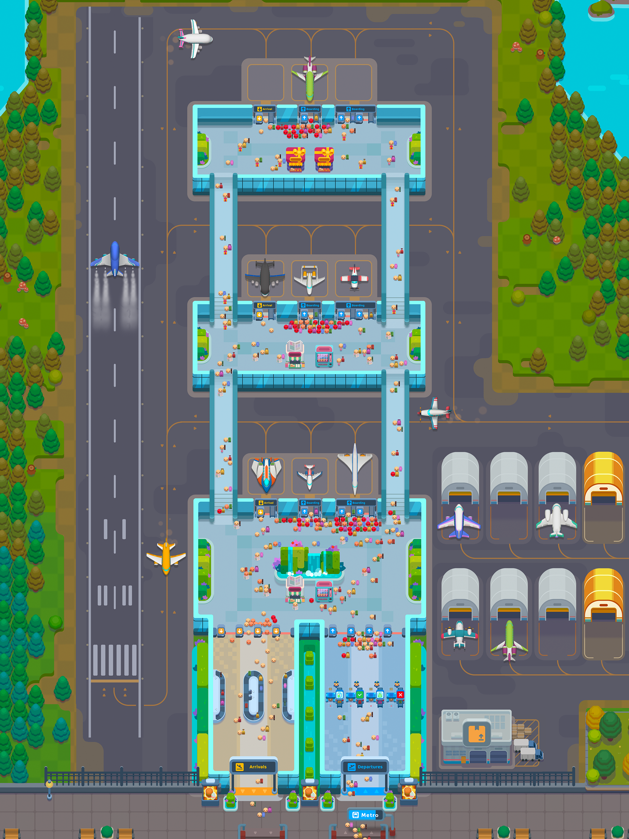Tiny Airport screenshot game