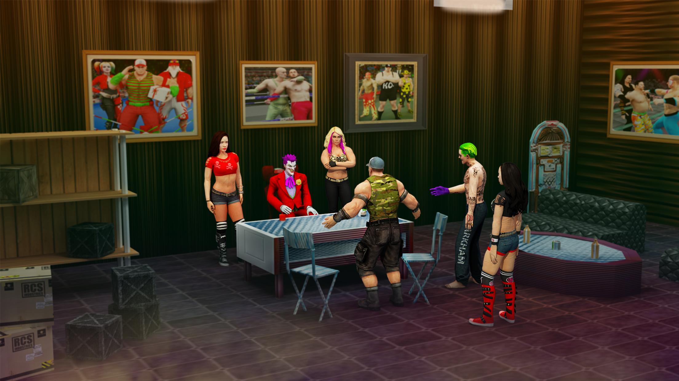 Beat Em Up Wrestling Game Game Screenshot