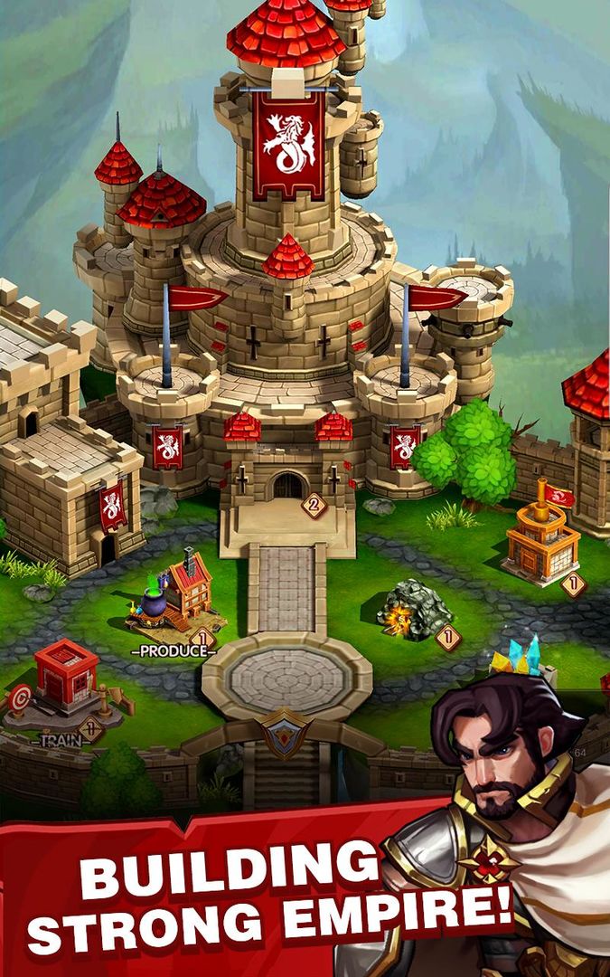 Conqueror & Puzzles : Match 3 RPG Games screenshot game