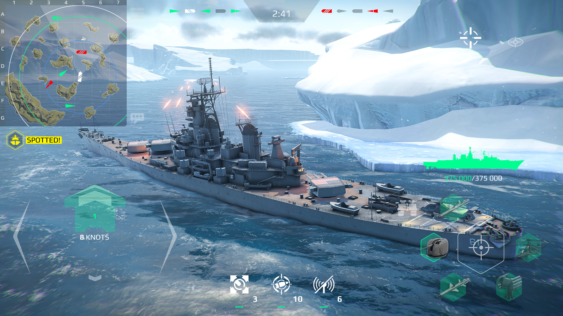 Modern Warships: Naval Battles Game Screenshot