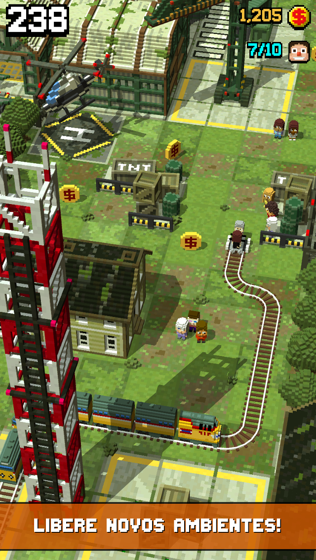 Captura de Tela do Jogo Tracky Train