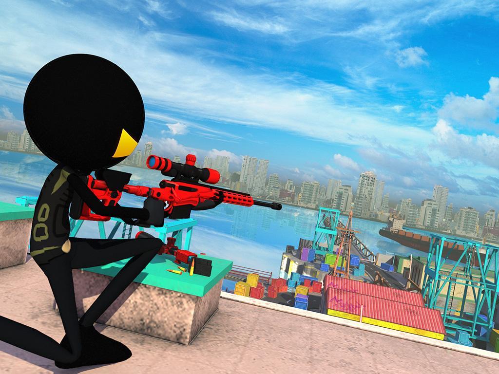 Cuplikan Layar Game Stickman Battle : Online Shooter 3D