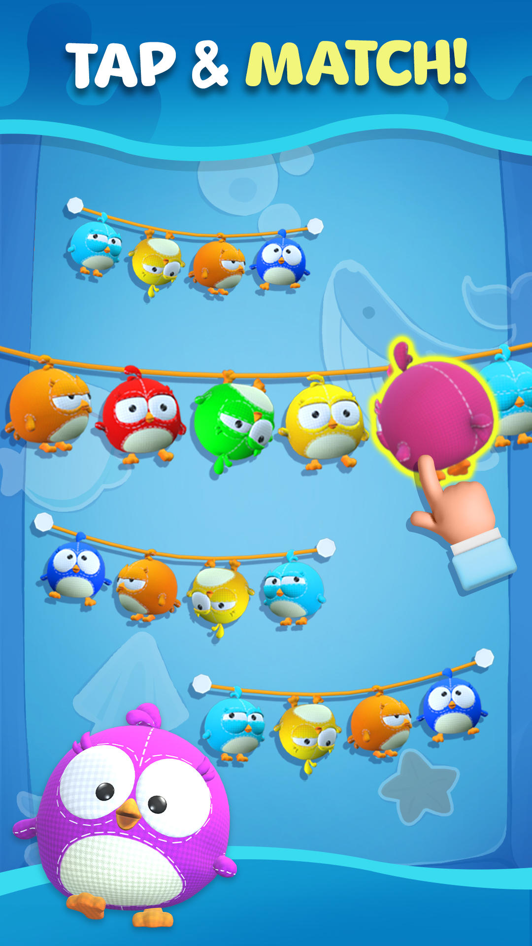 Bird Jam: Color Puzzle ภาพหน้าจอเกม