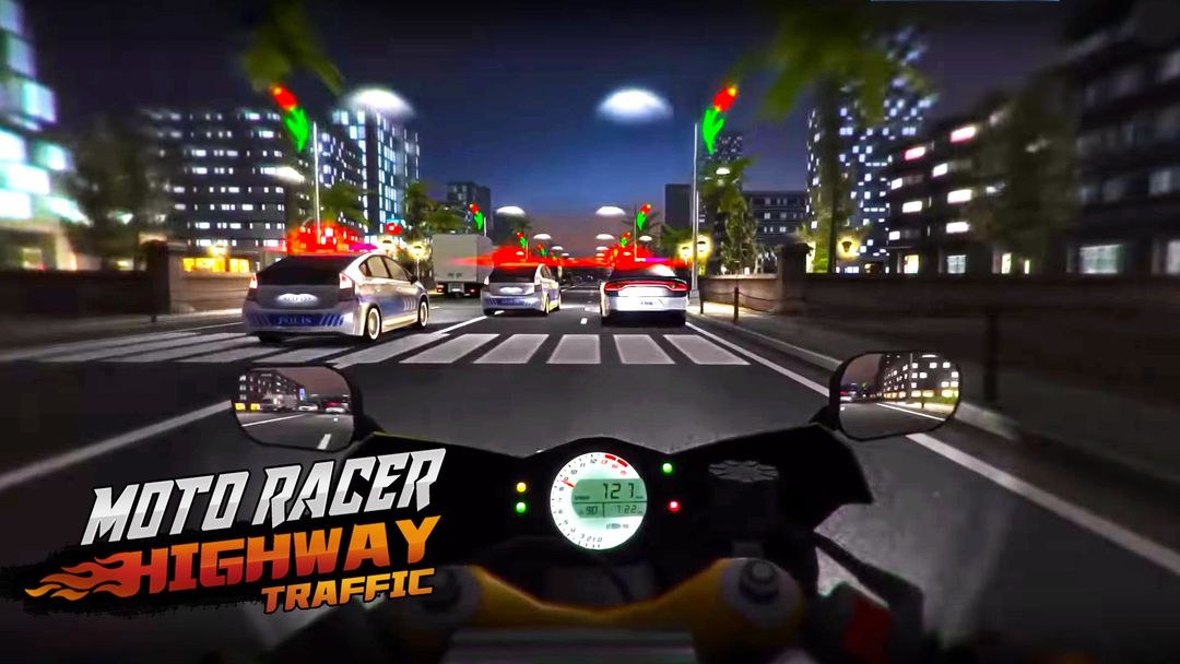 Screenshot of Moto Racer: Highway Traffic