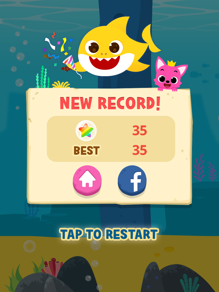 Baby Shark RUN ภาพหน้าจอเกม