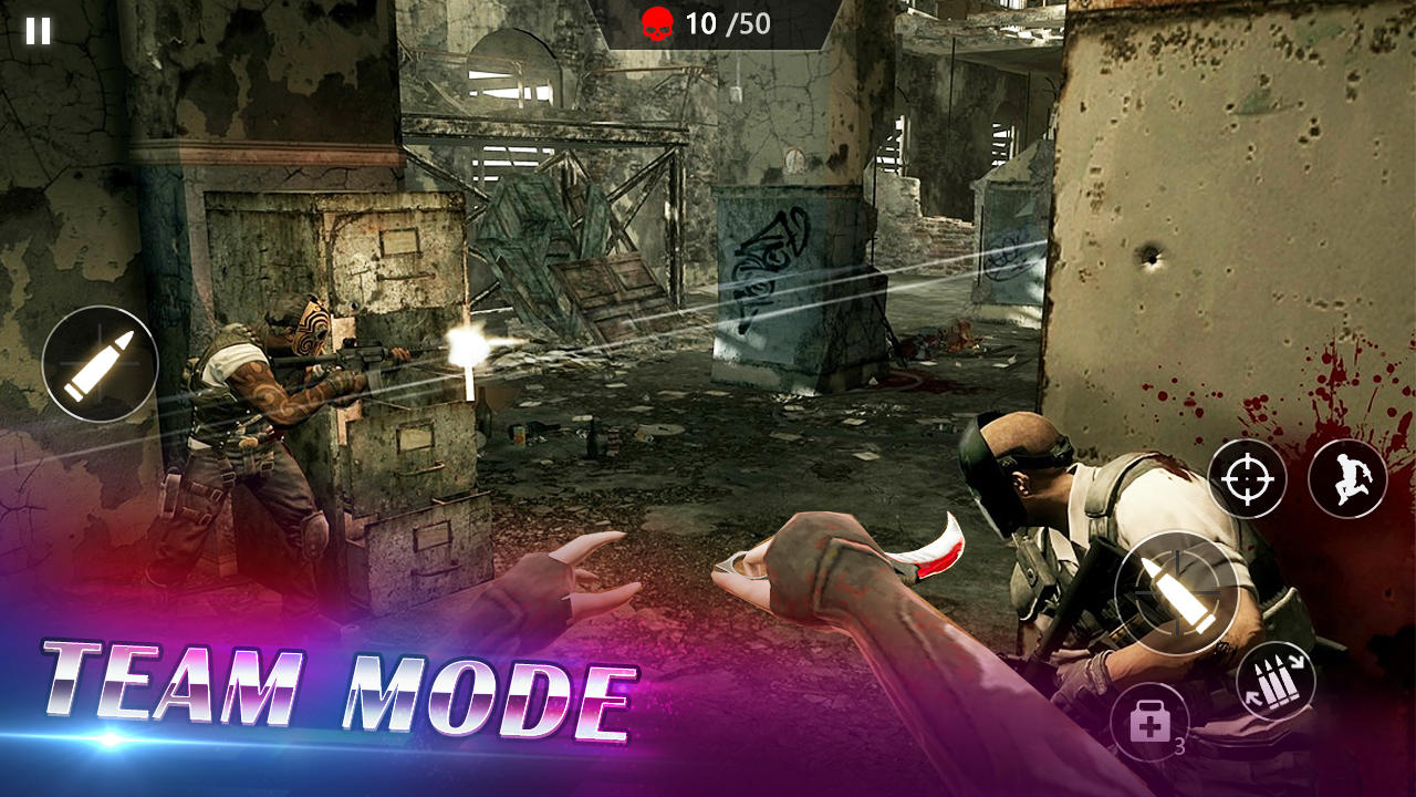 Pro Sniper: PvP Gunfight 3D 게임 스크린 샷