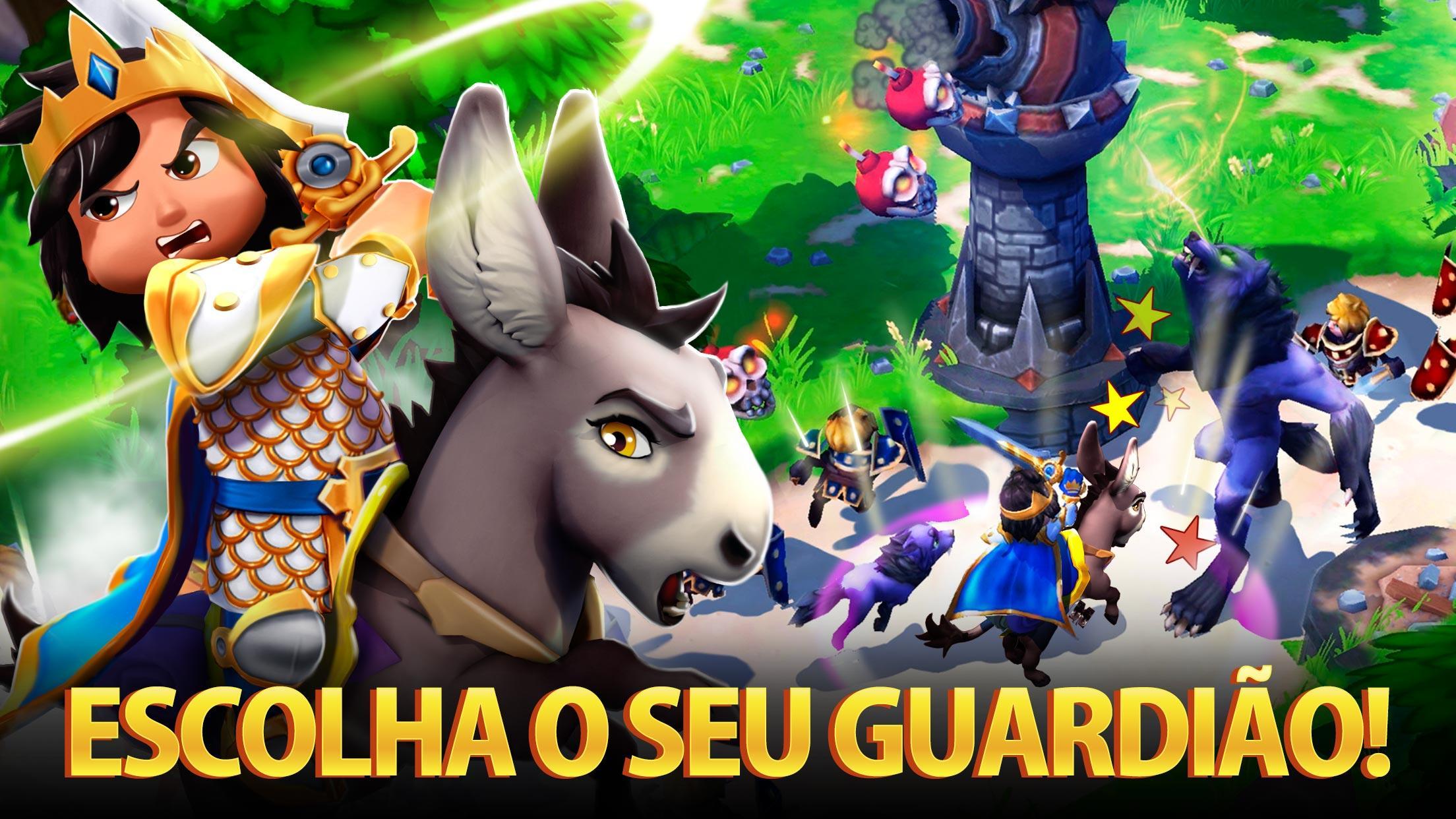 Captura de Tela do Jogo Royal Revolt 2: Tower Defense
