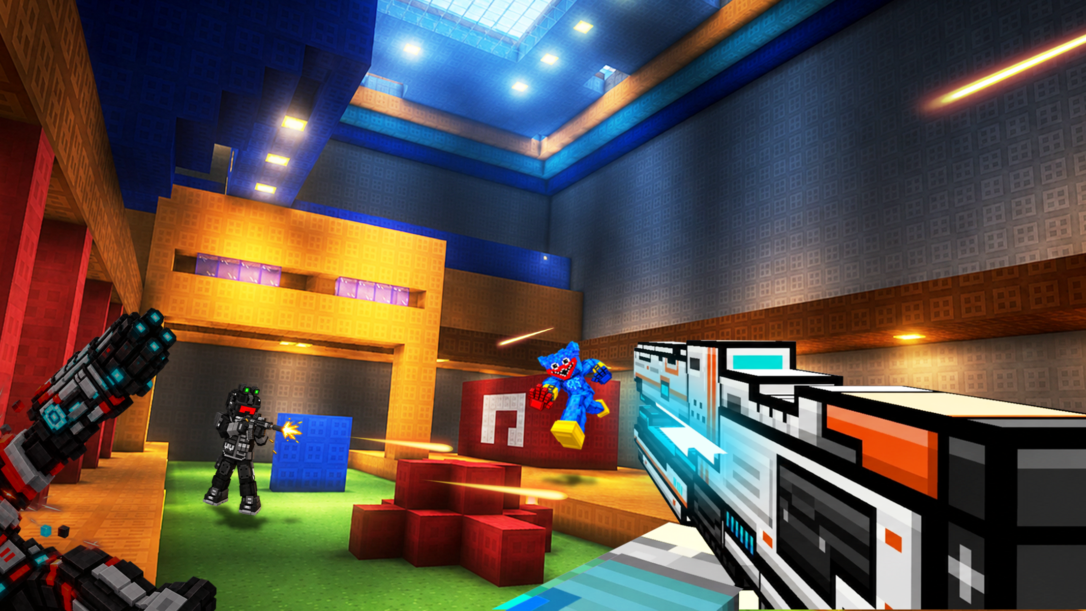 Cops N Robbers:Pixel Craft Gun Game Screenshot