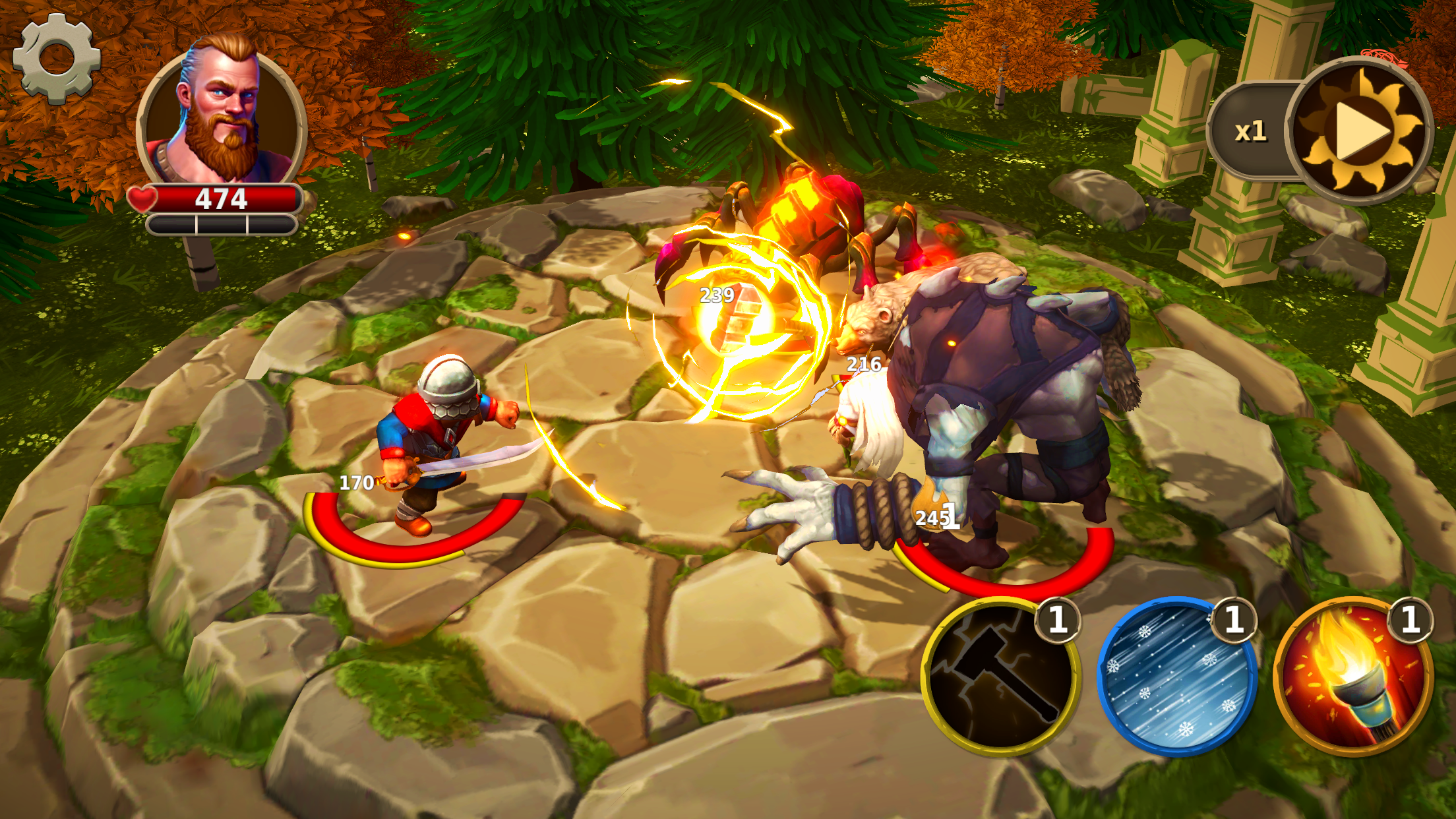 Скриншот игры Last Viking - Ragnarok Loop