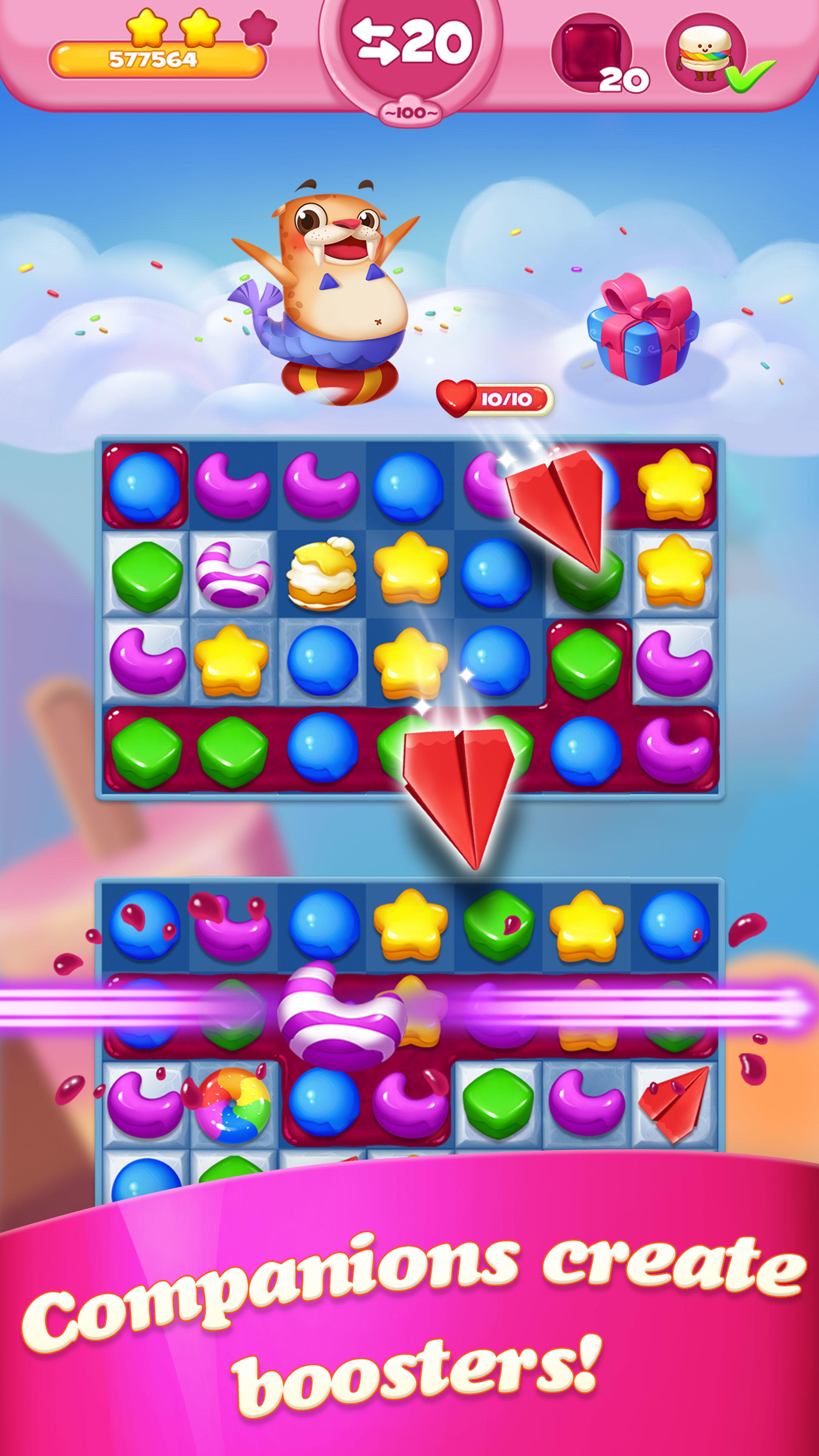 Cakingdom Match® Cookie Crush Game Screenshot