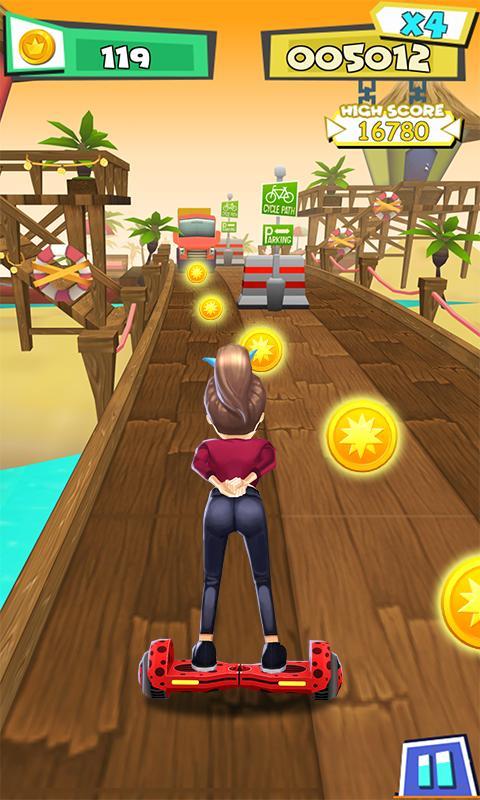 Hoverboard Rush Game Screenshot