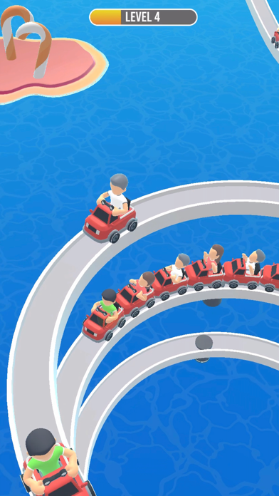 Cart Crash: Roller Coaster Game Screenshot