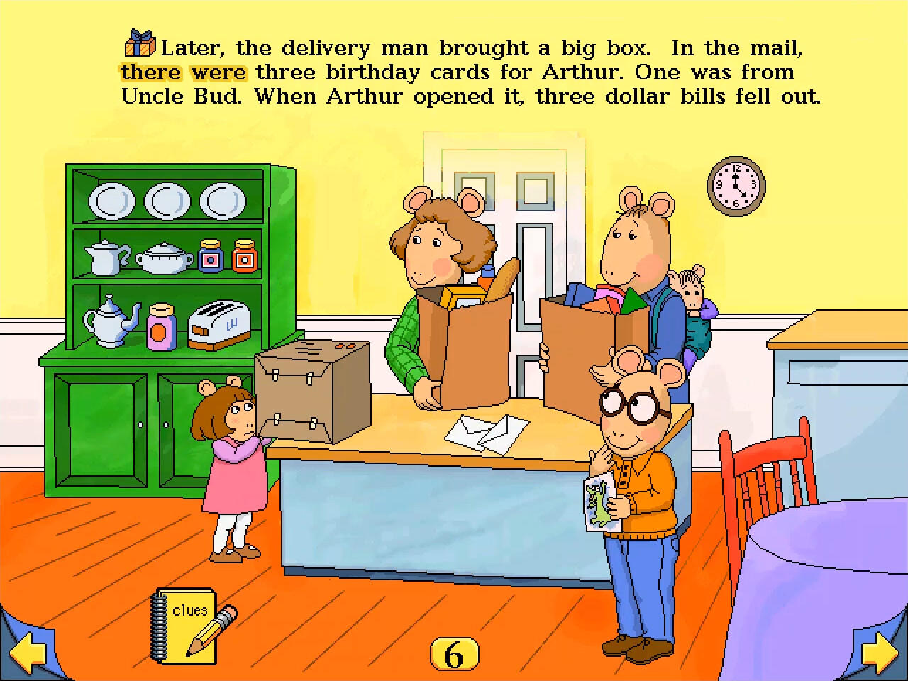 Arthur's Birthday 게임 스크린 샷