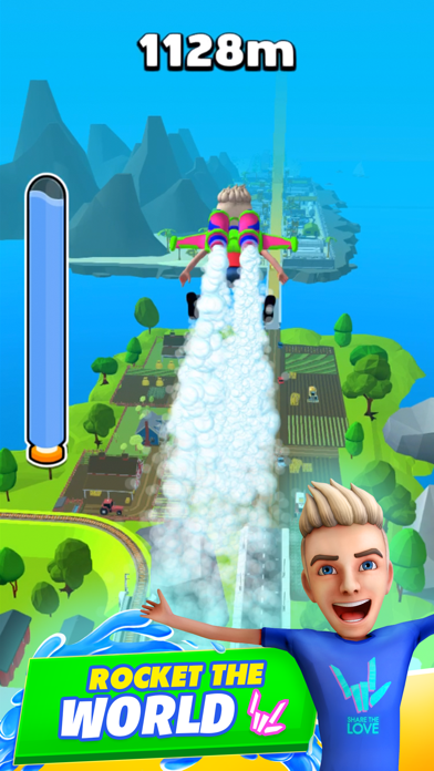 Stephen Sharer’s Rocket Slide Game Screenshot