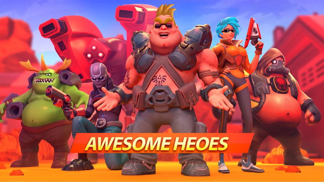 Mad Heroes - Frag Hero Shooter 게임 스크린 샷
