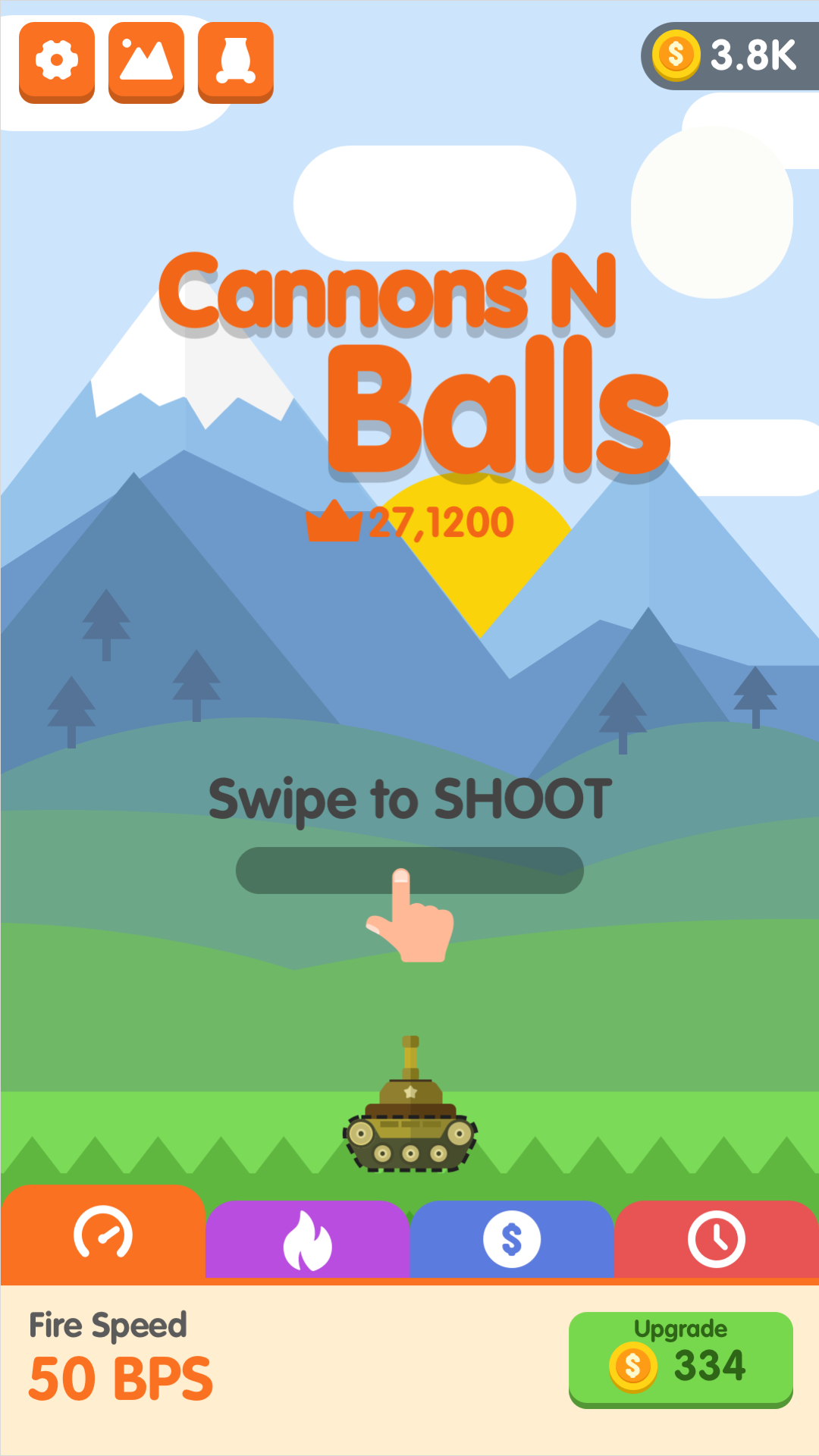Screenshot 1 of Cannons n Balls - Game Ledakan Bola Terbaik 1.2.6