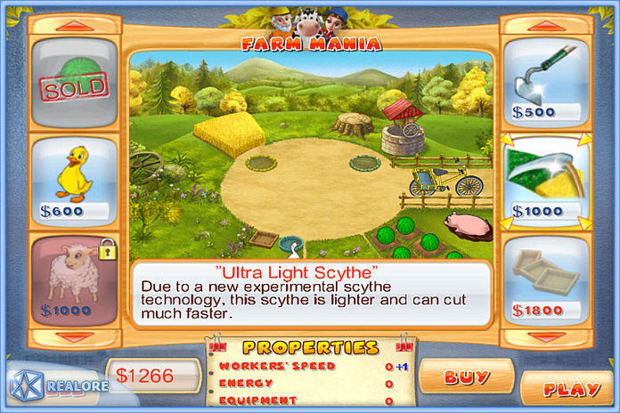 Farm Mania Game Screenshot