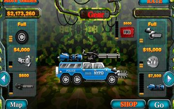 Smash Police Car - Outlaw Run Game Screenshot