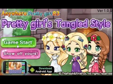 ภาพหน้าจอของวิดีโอ Pretty Girl's Tangled Style