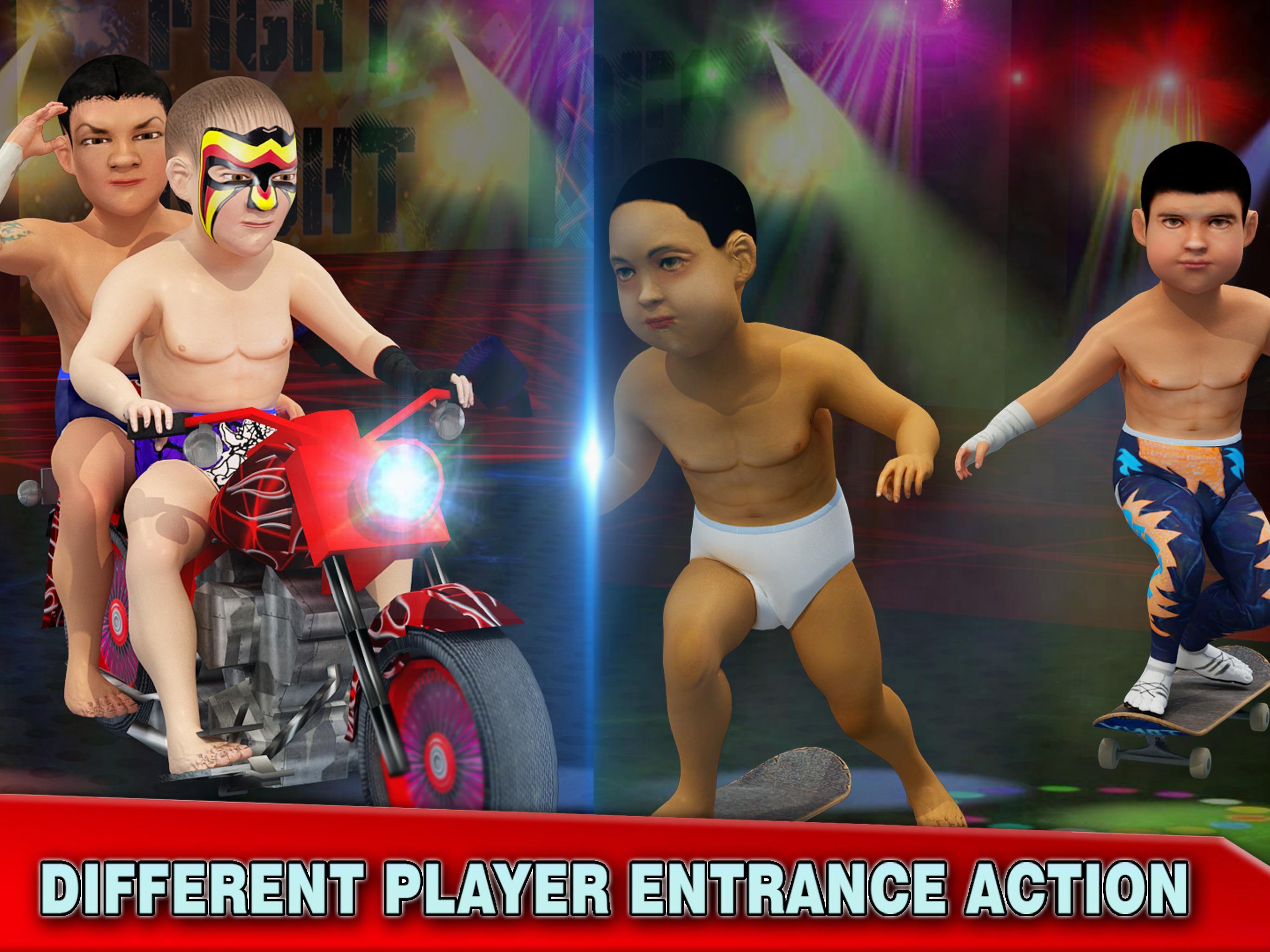 Скриншот игры Dwarf Wrestling: Smack the super junior wrestlers