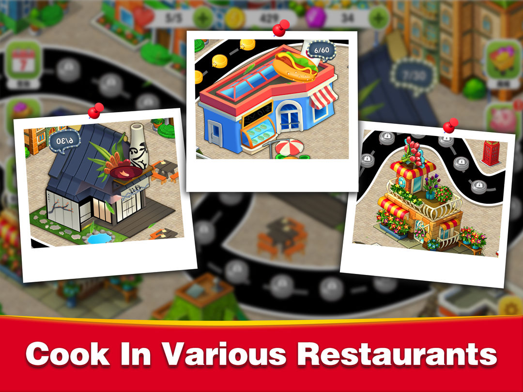 Cooking City - Time Management & Restaurant Games ภาพหน้าจอเกม