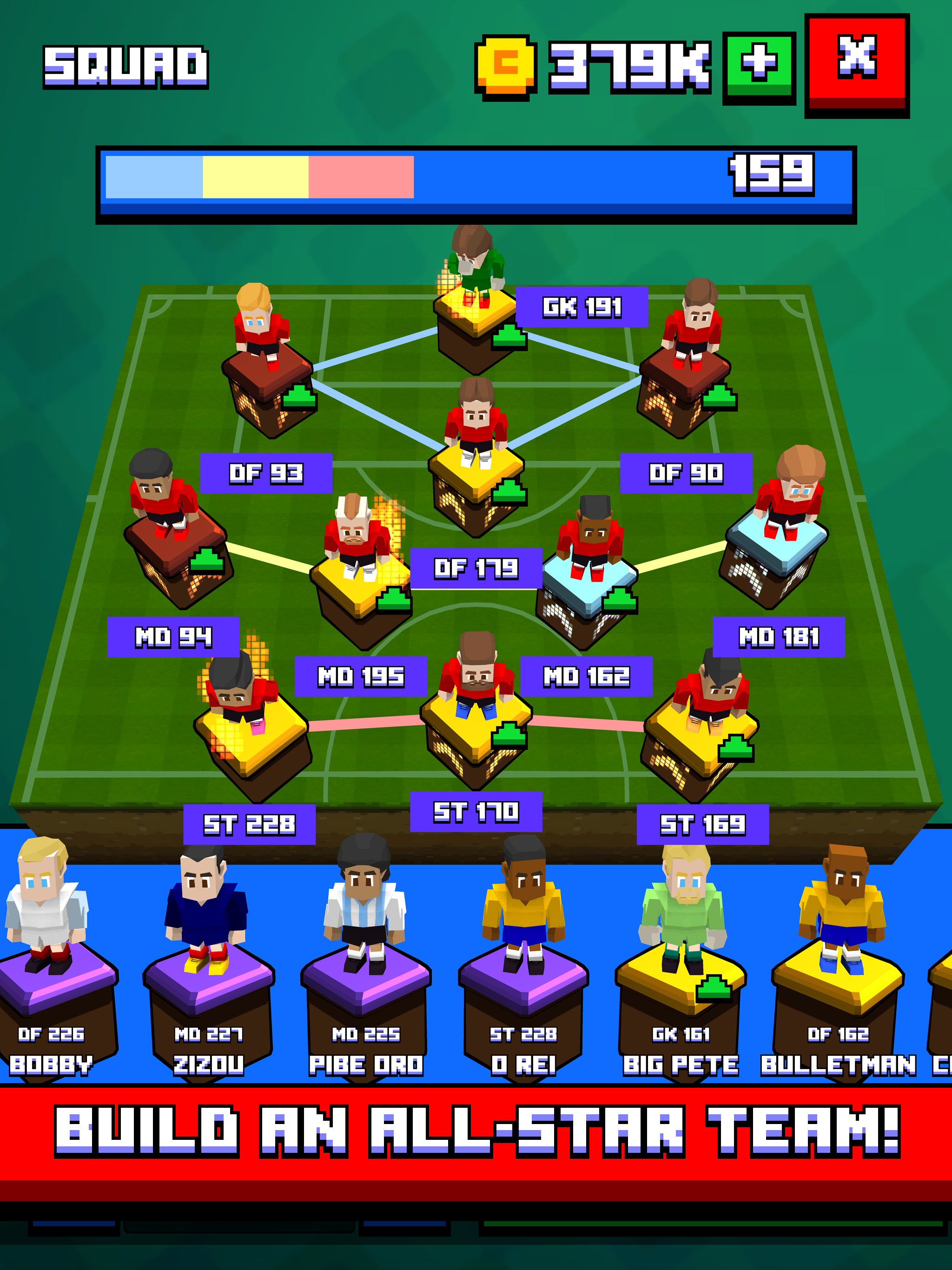 Retro Soccer Game Screenshot