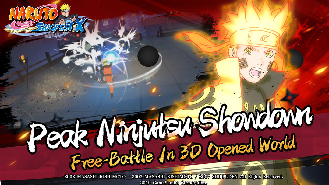 Naruto:SlugfestX ภาพหน้าจอเกม