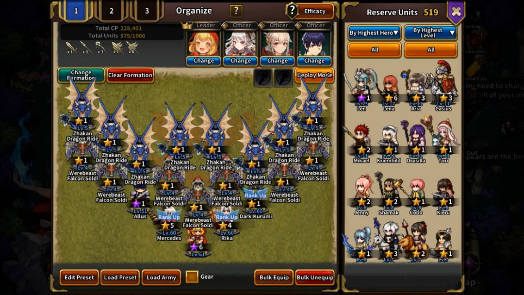 Eternal Sword - Region Tactics screenshot game
